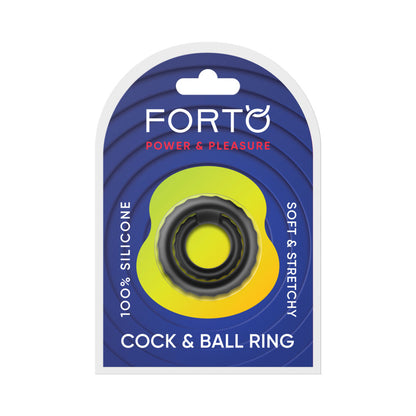 F-43: TIERED COCK & BALL RING BLACK