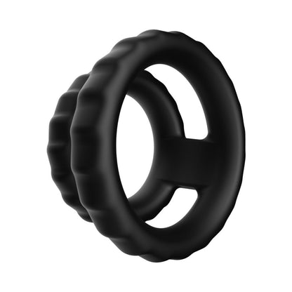 F-43: TIERED COCK & BALL RING BLACK