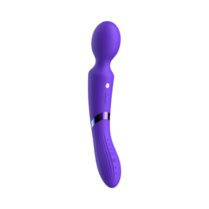 LUV INC DE39: DOUBLE-ENDED LUV WAND DARK PURPLE
