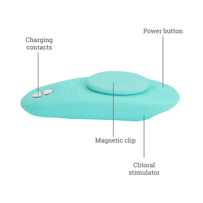 WE-VIBE MOXIE+ WEARABLE CLITORAL VIBRATOR TEAL