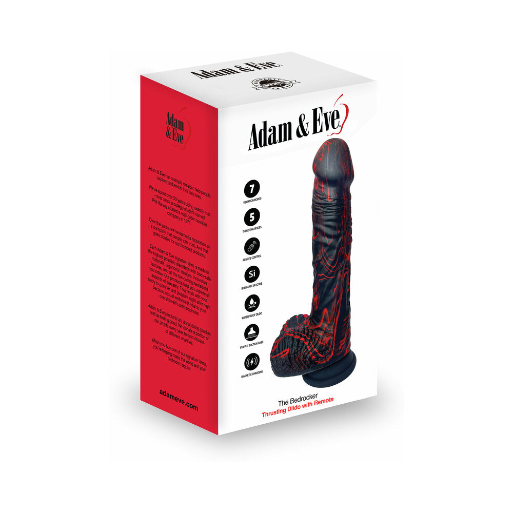 ADAM & EVE - THE BEDROCKER THRUSTING DILDO