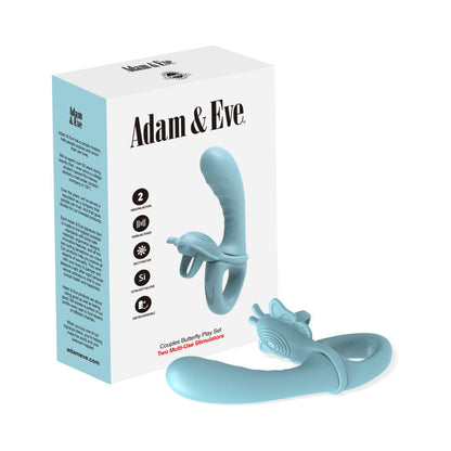 ADAM & EVE - COUPLES BUTTERFLY PLAY SET TWO MULTI-USE STIMULATORS