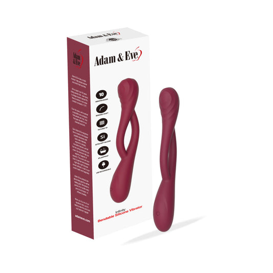 ADAM & EVE - INFINITY BENDABLE SILICONE VIBRATOR