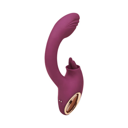 ADAM & EVE - ROSE GOLD CLIT TICKLER DUAL STIMULATING VIBRATOR