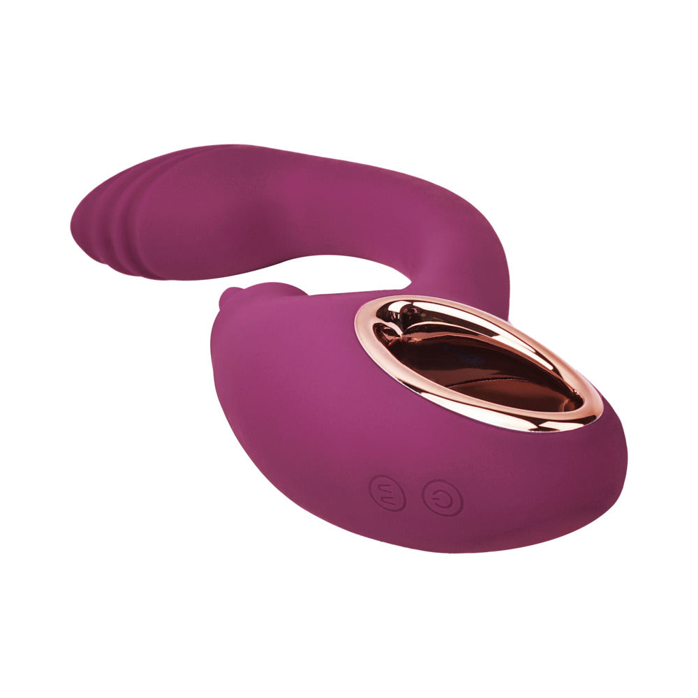 ADAM & EVE - ROSE GOLD CLIT TICKLER DUAL STIMULATING VIBRATOR