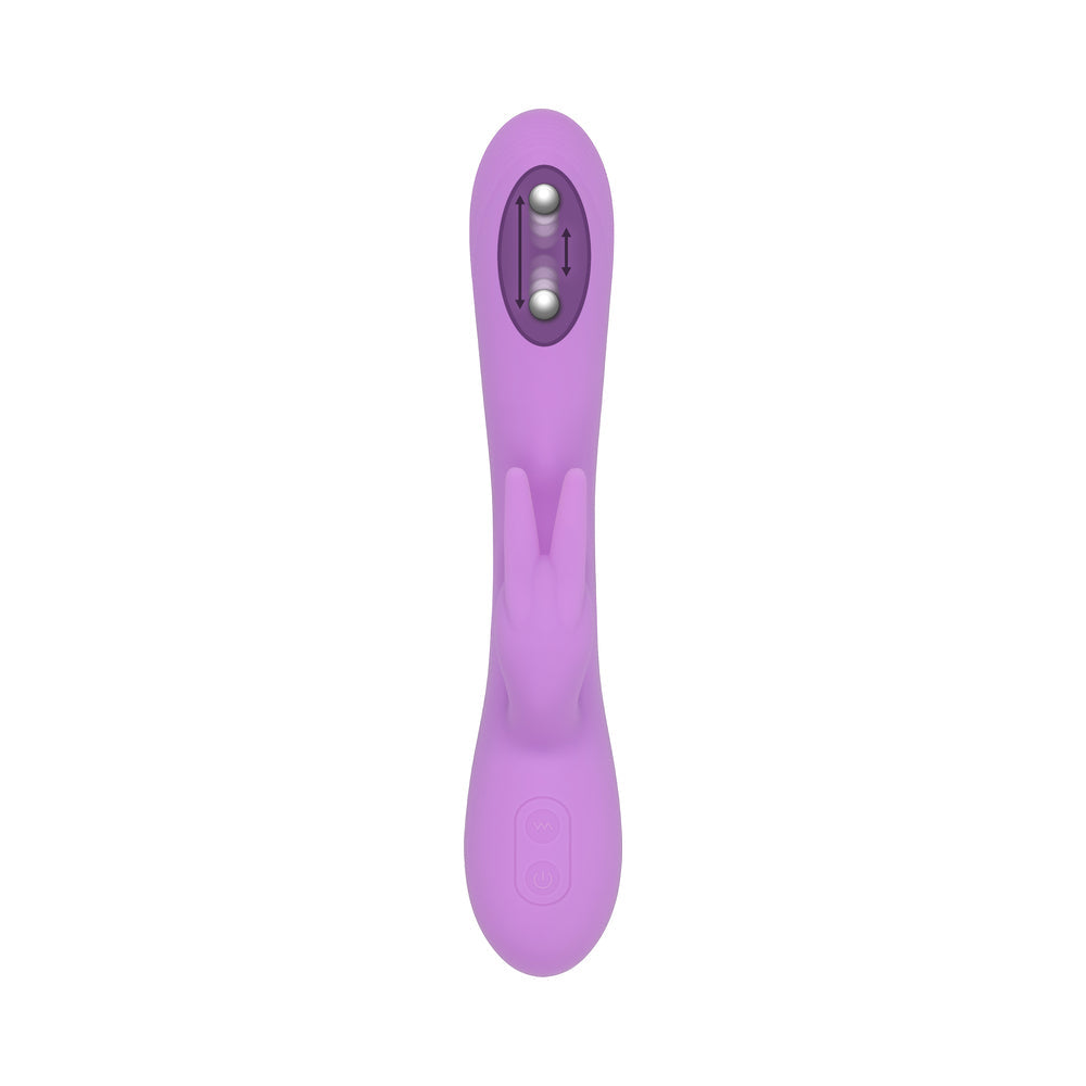 EVOLVED BEAD THE WAY RECHARGEABLE DUAL STIMULATOR SILICONE PINK