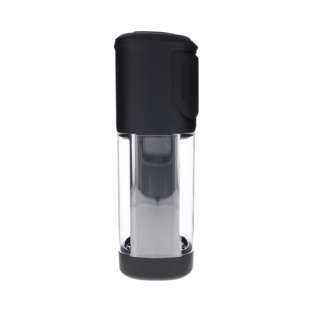 PLAYBOY - SIDE PIECE RECHARGEABLE VIBRATING WARMING STROKER