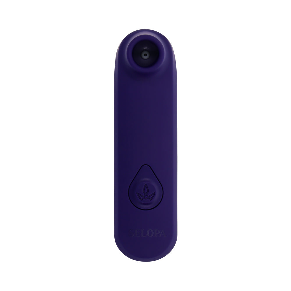 SELOPA SURE THING AAA BATTERY VIBRATING SUCTION SILICONE PURPLE