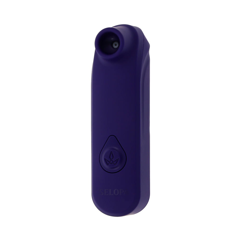 SELOPA SURE THING AAA BATTERY VIBRATING SUCTION SILICONE PURPLE