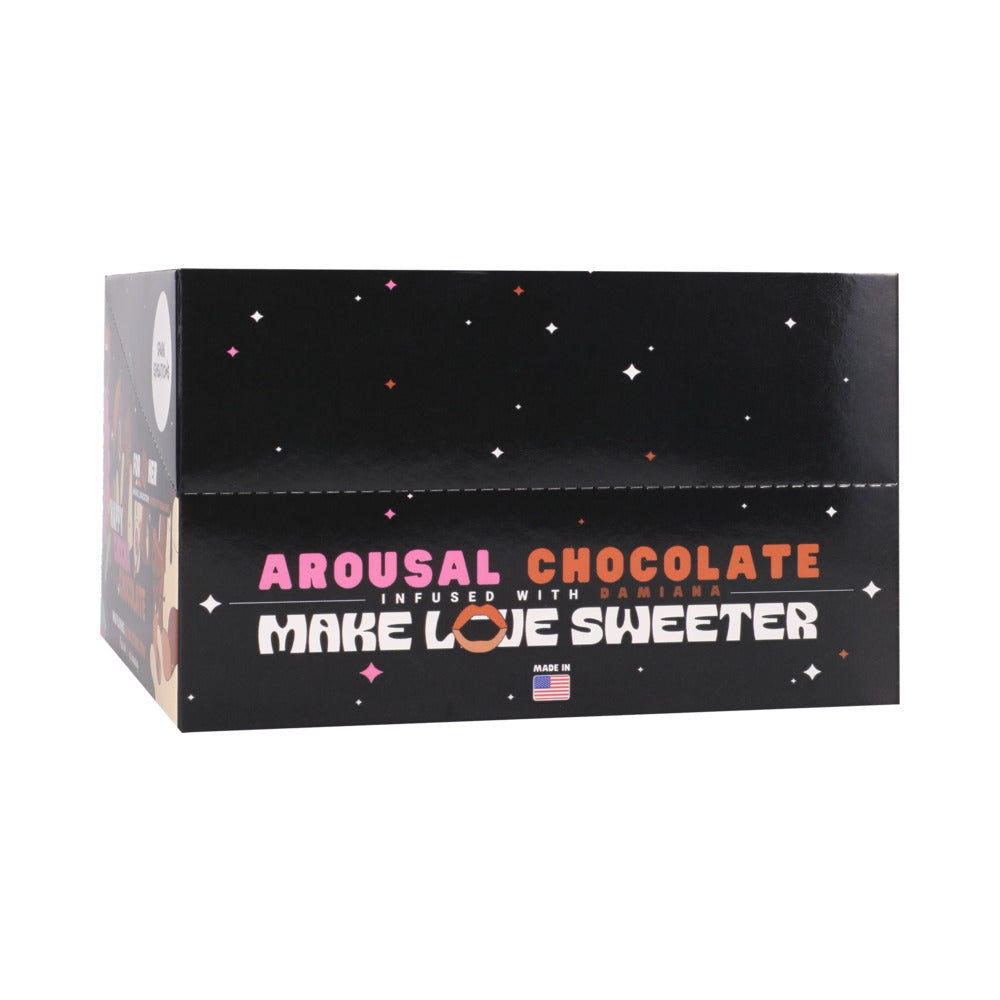 DOC JOHNSON - HAPPY CHOCHA HERS CHOCOLATE 12 PACK DISPLAY (15G PER PACK - 2 SERVINGS)