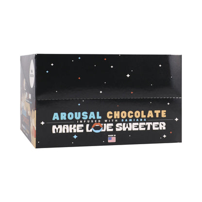 DOC JOHNSON - HAPPY SCHLONG HIS CHOCOLATE 12 PACK DISPLAY (15G PER PACK - 2 SERVINGS)