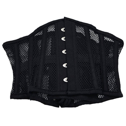 ROUGE MESH CORSET BLACK S/M