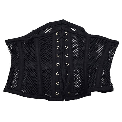 ROUGE MESH CORSET BLACK 3XL/4XL