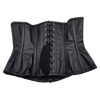 ROUGE LEATHER CORSET BLACK S/M