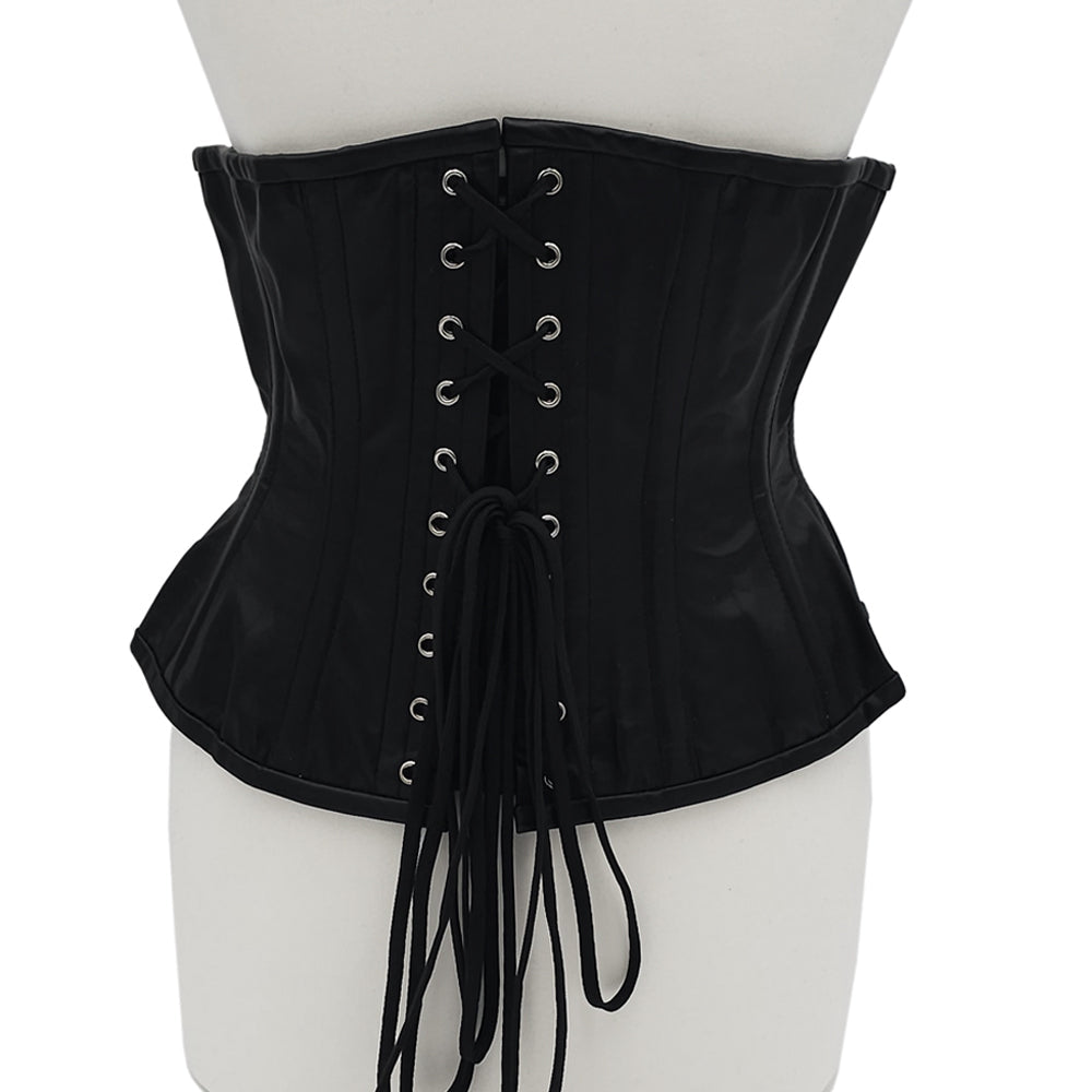 ROUGE GARMENTS - ROUGE LEATHER CORSET BLACK 3XL/4XL