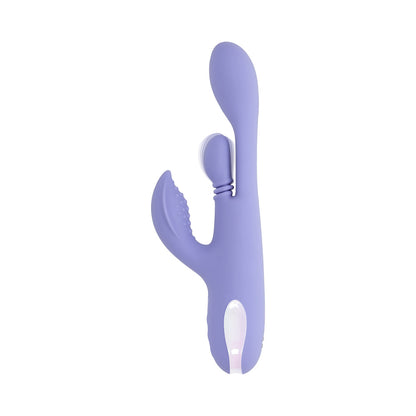 PLAYBOY - NUBBIN RUBBIN RECHARGEABLE DUAL STIMULATOR VIBE SILICONE PURPLE