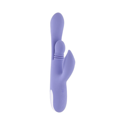 PLAYBOY - NUBBIN RUBBIN RECHARGEABLE DUAL STIMULATOR VIBE SILICONE PURPLE