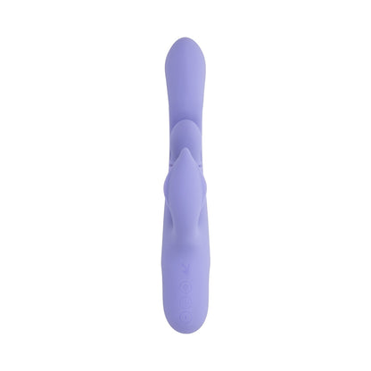 PLAYBOY - NUBBIN RUBBIN RECHARGEABLE DUAL STIMULATOR VIBE SILICONE PURPLE