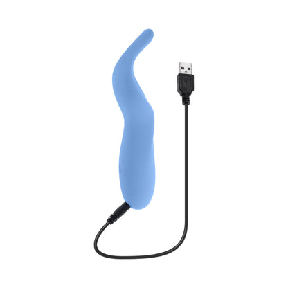 SELOPA - VIBRADOR RECARGABLE DE SILICONA AZUL TENDER TICKLER