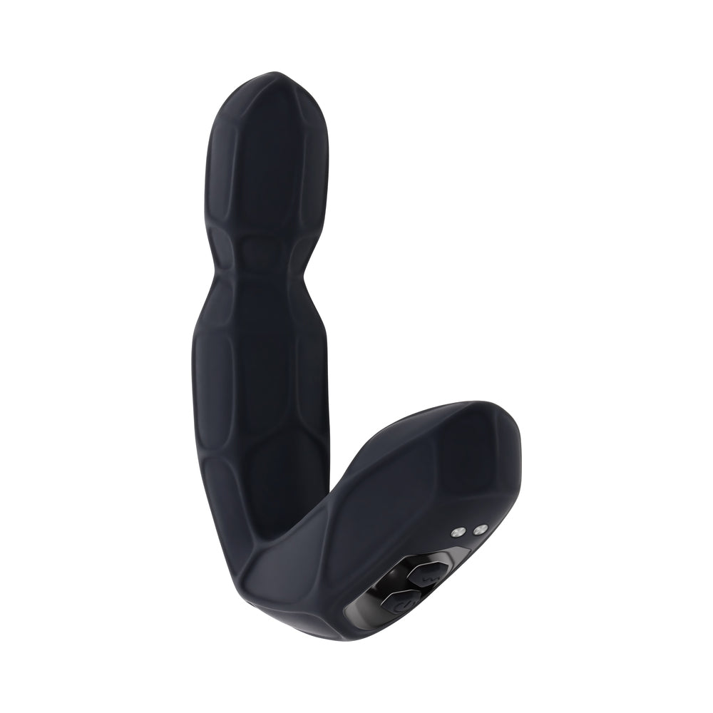 ZERO TOLERANCE MR PROSTATE TWIRLING PROSTATE VIBE WITH REMOTE SILICONE BLACK