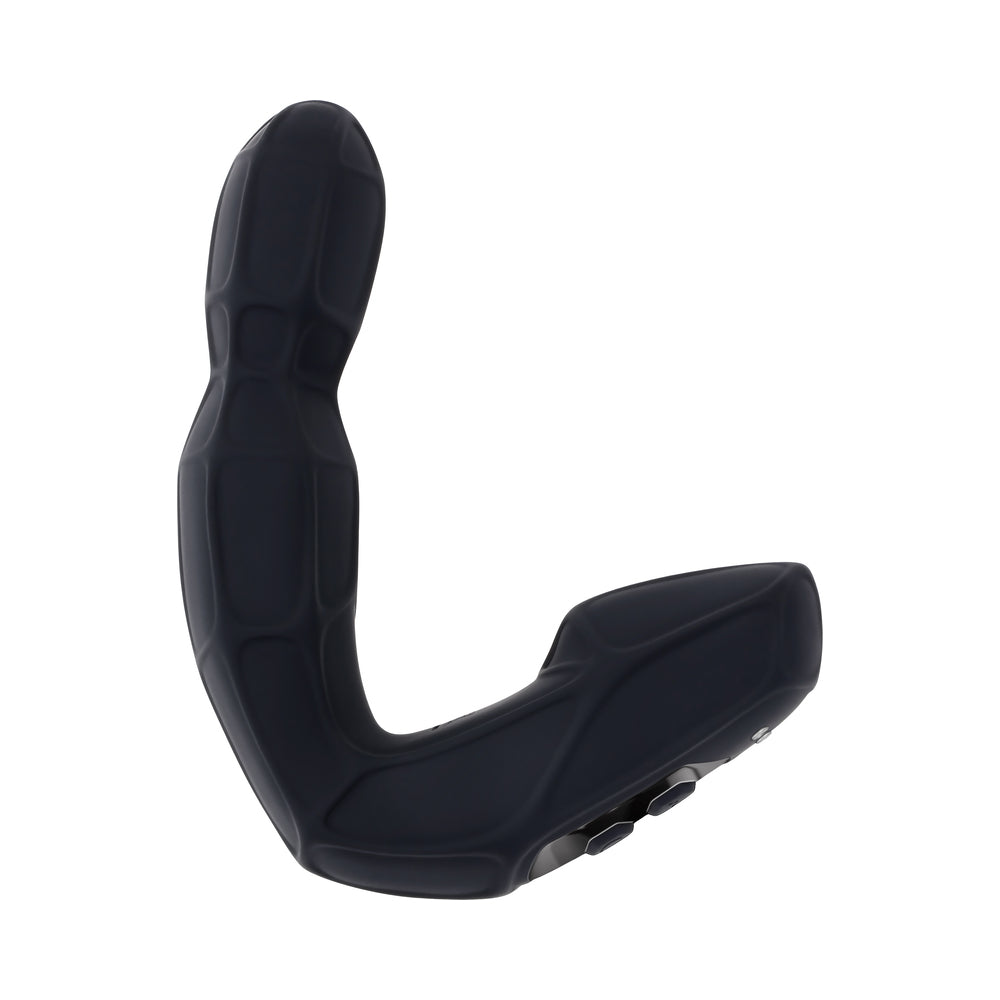 ZERO TOLERANCE - MR PROSTATE TWIRLING PROSTATE VIBE WITH REMOTE SILICONE BLACK