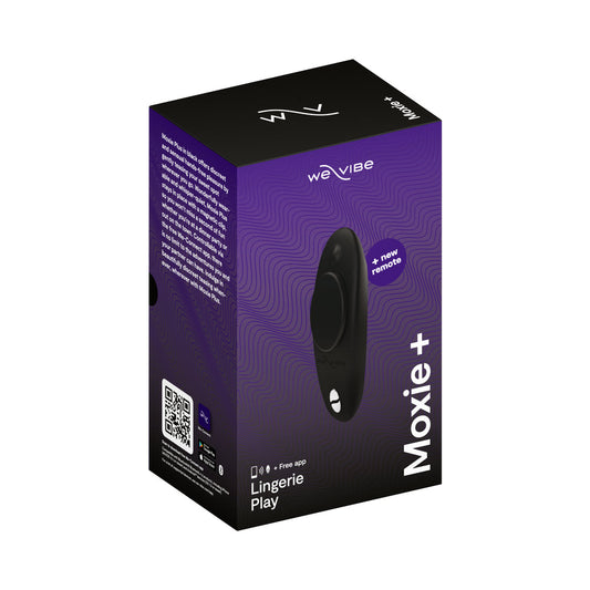 WE-VIBE - MOXIE+ WEARABLE CLITORAL VIBRATOR SATIN BLACK
