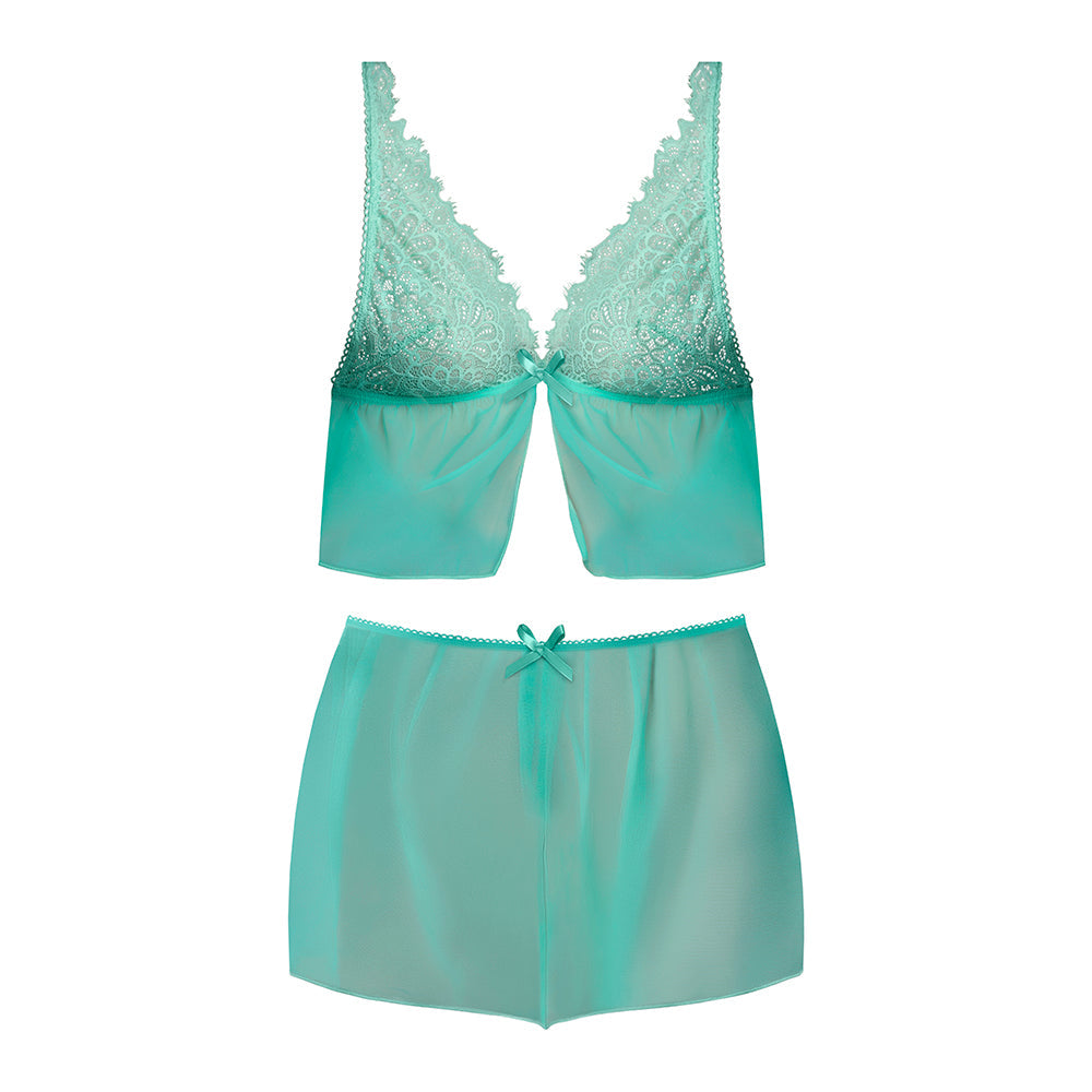 MAGIC SILK - CARIBBEAN CRUSH FLUTTER CAMI & SHORT SET GLOW