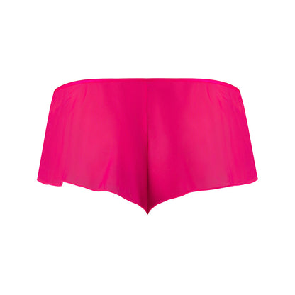 MAGIC SILK PINK KINK FLOWY BOY SHORT PINK GLOW QUEEN SIZE