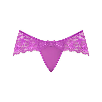 MAGIC SILK BUTTERFLY FANTASIES BOY SHORT NEON PURPLE S/M