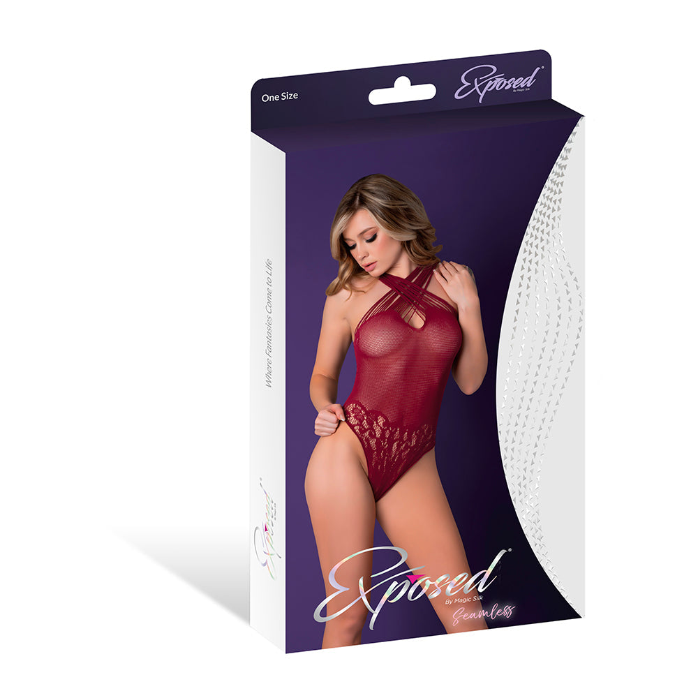 MAGIC SILK - SEAMLESS CROTCHLESS TEDDY