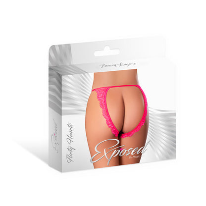 MAGIC SILK GET IT GIRL CROTCHLESS MICRO TANGA DIVA PINK L/XL