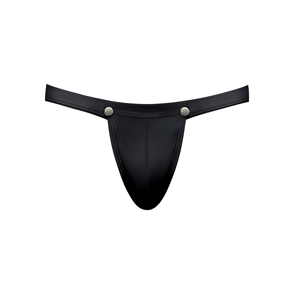 MALE POWER OH SNAP! SNAP OFF THONG BLACK S/M