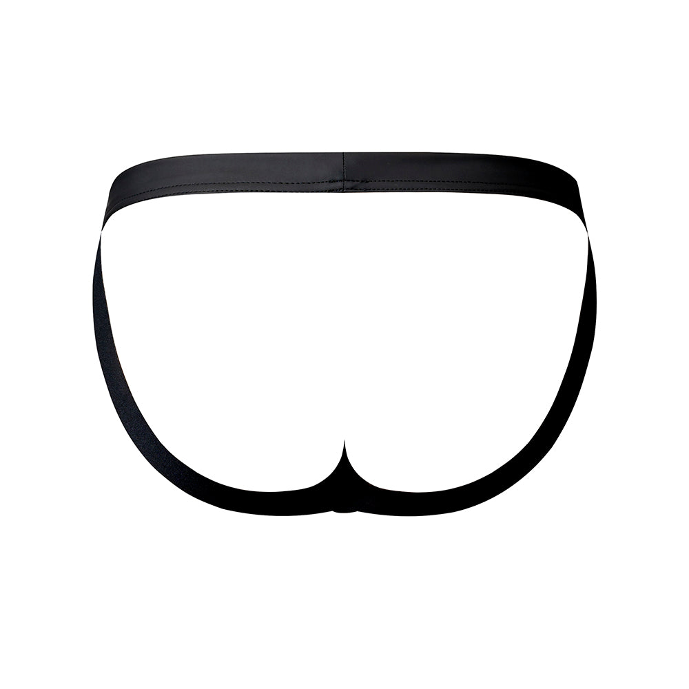 MALE POWER OH SNAP! SNAP OFF THONG BLACK L/XL