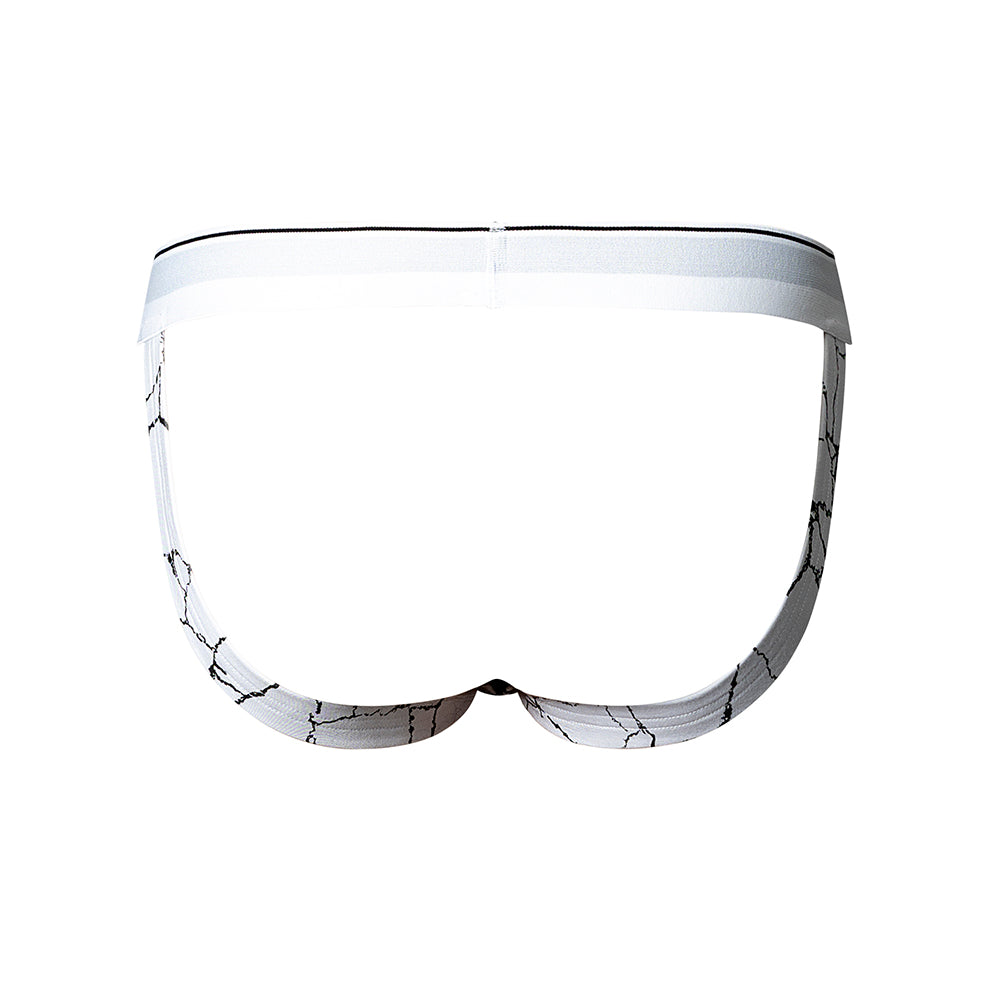 MALE POWER SOO CUMFY JOCK BLACK/WHITE S/M