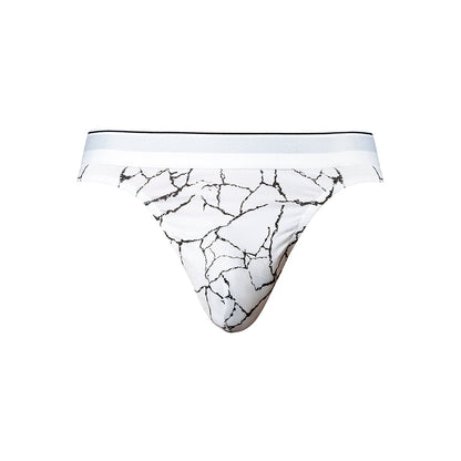 MALE POWER SOO CUMFY THONG BLACK/WHITE L/XL