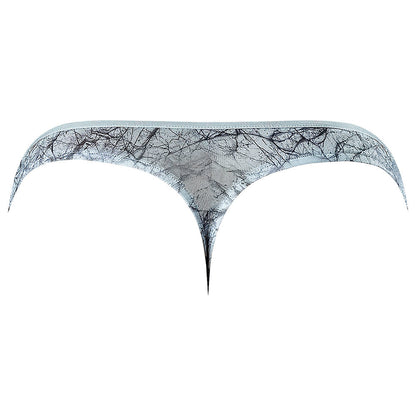 MALE POWER MARBLE MESH MINI MOONSHINE SILVER BLUE S/M