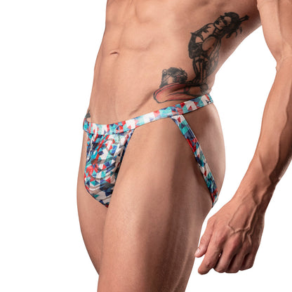 MALE POWER - YOUR LACE OR MINE JOCK GEOMETRIC