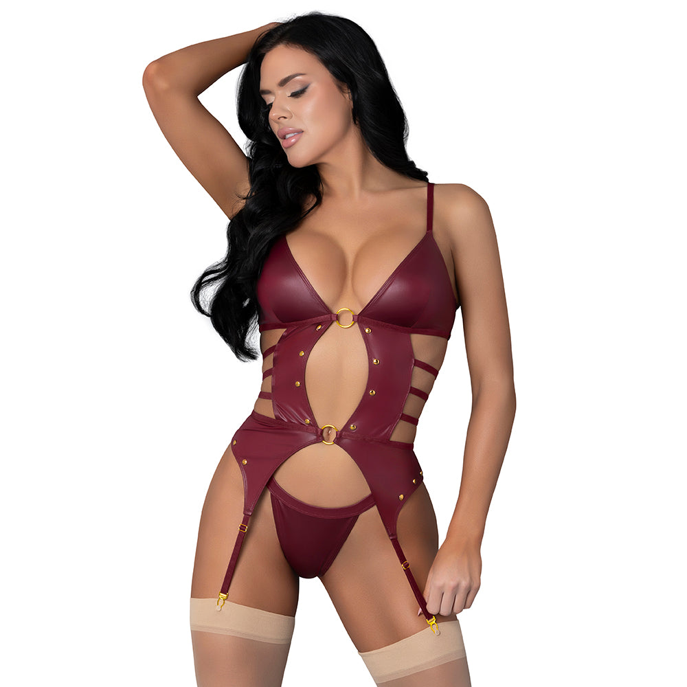 LUST FETISH KIRA BURGUNDY S/M