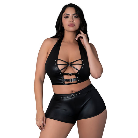 LUST FETISH THALIA BLACK QUEEN SIZE