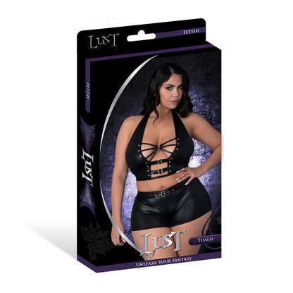 LUST FETISH THALIA BLACK QUEEN SIZE