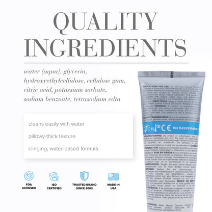SYSTEM JO - JO H2O LUBRICANTE A BASE DE AGUA EN GEL 4 OZ.