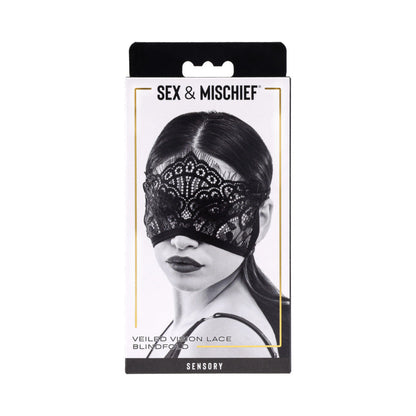 SPORTSHEETS - SEX & MISCHIEF VEILED VISION LACE BLINDFOLD