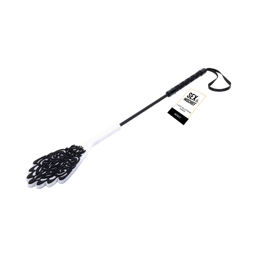 SPORTSHEETS SEX & MISCHIEF LACE SILICONE CROP