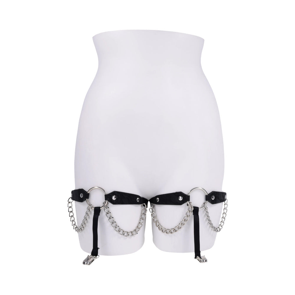 SPORTSHEETS - SEX & MISCHIEF CHAIN LACE GARTERS