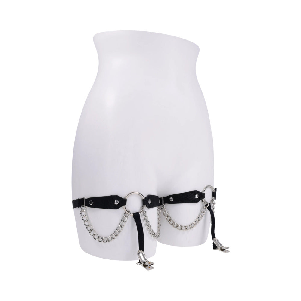 SPORTSHEETS SEX & MISCHIEF CHAIN LACE GARTERS