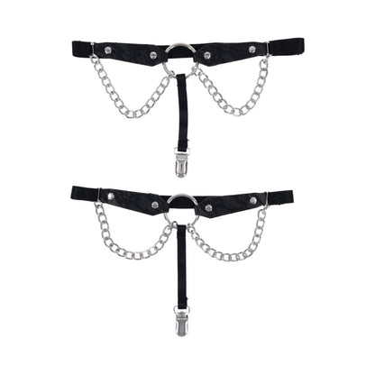 SPORTSHEETS - SEX & MISCHIEF CHAIN LACE GARTERS