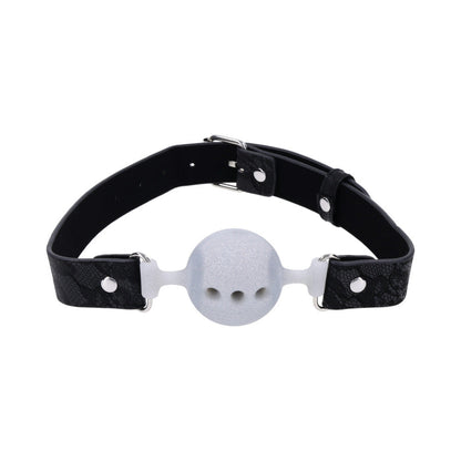 SPORTSHEETS SEX & MISCHIEF LACE SILICONE BREATHABLE BALL GAG