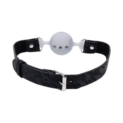 SPORTSHEETS SEX & MISCHIEF LACE SILICONE BREATHABLE BALL GAG