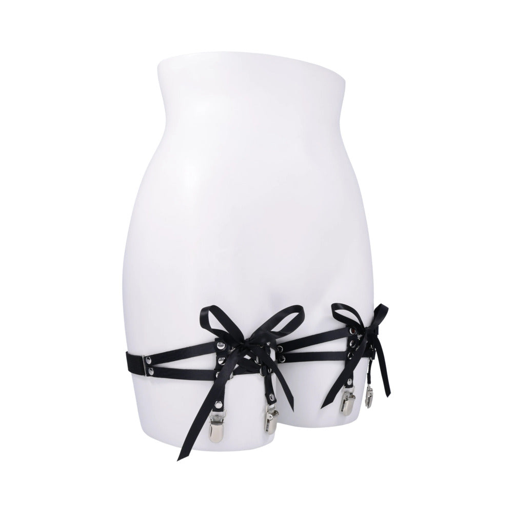 SPORTSHEETS SEX & MISCHIEF LACED UP GARTERS