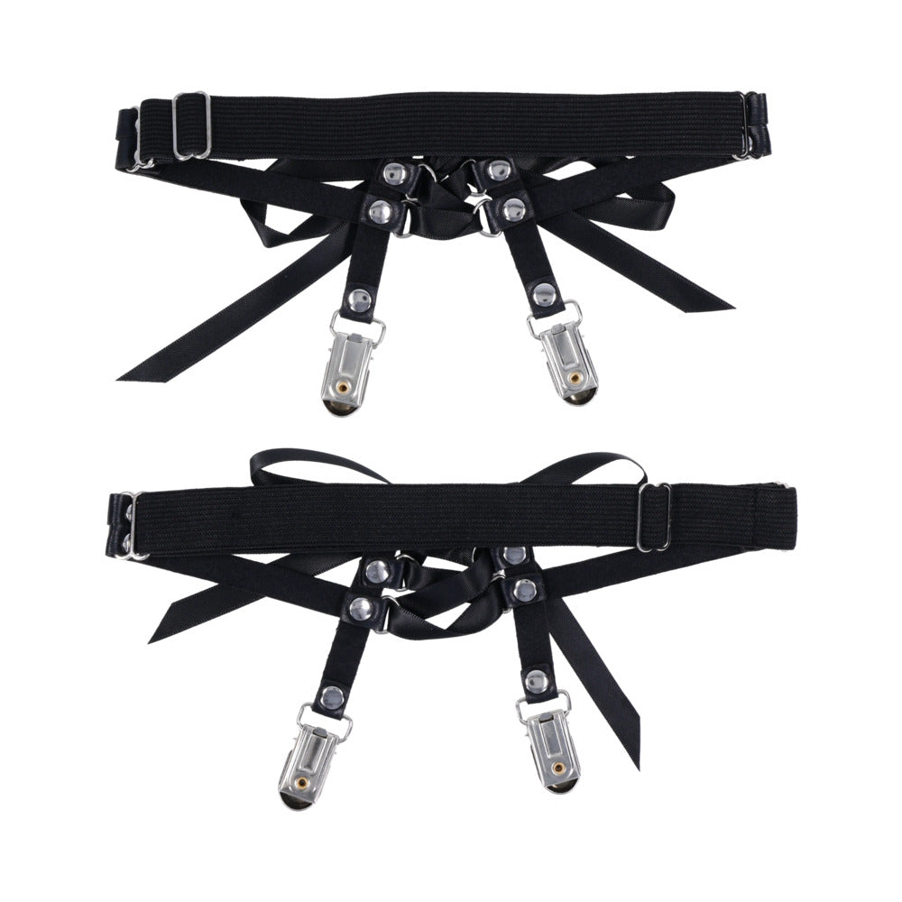 SPORTSHEETS SEX & MISCHIEF LACED UP GARTERS